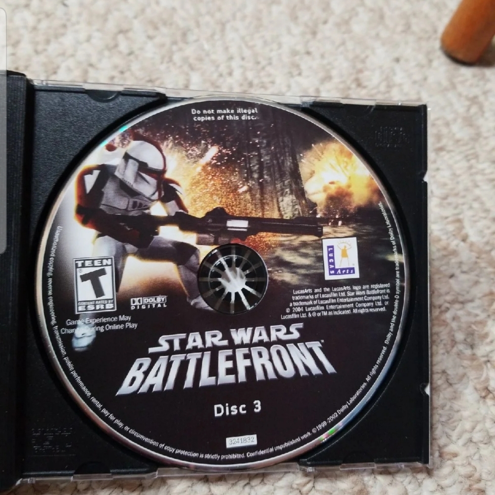 Vintage Star Wars " Battlefront " PC Game - Picture 4 of 6